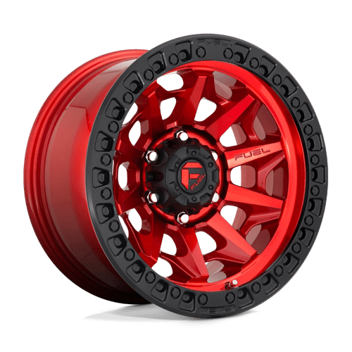 Fuel 1Pc D695 Covert 17X9 -12 Candy Red Black Bead Ring
