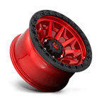 Fuel 1Pc D695 Covert 17X9 -12 Candy Red Black Bead Ring