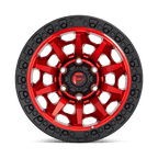 Fuel 1Pc D695 Covert 17X9 -12 Candy Red Black Bead Ring