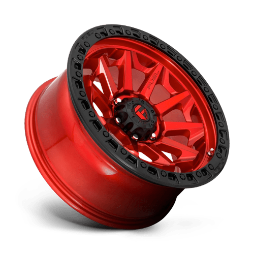 Fuel 1Pc D695 Covert 17X9 +1 Candy Red Black Bead Ring