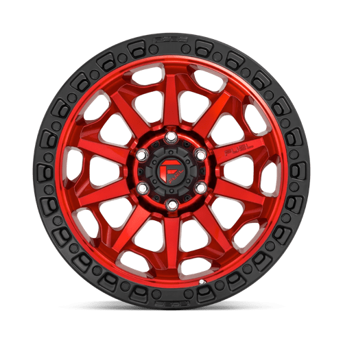 Fuel 1Pc D695 Covert 20X9 +20 Candy Red Black Bead Ring