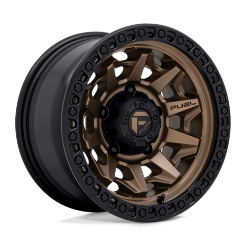 Fuel 1Pc D696 Covert 15X8 -12 Matte Bronze Black Bead Ring