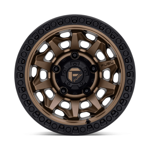 Fuel 1Pc D696 Covert 15X8 -12 Matte Bronze Black Bead Ring