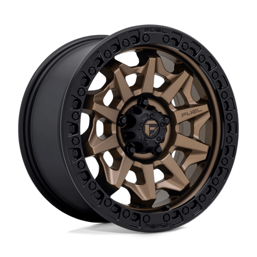 Fuel 1PC D696 COVERT 17X8.5 +34 MATTE BRONZE BLACK BEAD RING