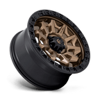 Fuel 1Pc D696 Covert 18X8.5 +35 Matte Bronze Black Bead Ring