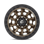 Fuel 1Pc D696 Covert 17X9 -12 Matte Bronze Black Bead Ring