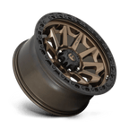 Fuel 1Pc D696 Covert 17X9 +1 Matte Bronze Black Bead Ring