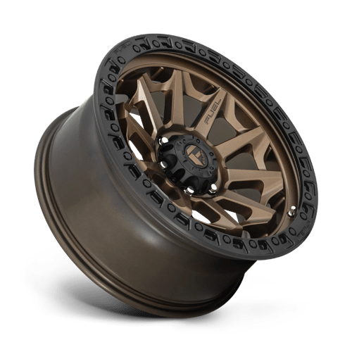 Fuel 1Pc D696 Covert 18X9 +1 Matte Bronze Black Bead Ring