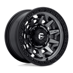 Fuel 1Pc D716 Covert 15X8 -12 Matte Gunmetal Black Bead Ring