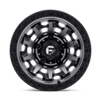 Fuel 1Pc D716 Covert 15X8 -12 Matte Gunmetal Black Bead Ring