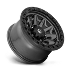 Fuel 1Pc D716 Covert 17X8.5 +14 Matte Gunmetal Black Bead Ring