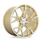 Cray Hammerhead 21X9 +38 Gloss Gold W/ Mirror Cut Face