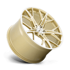 Cray Hammerhead 21X9 +38 Gloss Gold W/ Mirror Cut Face