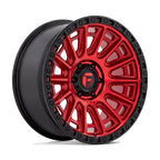 Fuel 1Pc D834 Cycle 20X9 +1 Candy Red W/ Black Ring