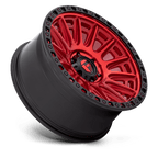 Fuel 1Pc D834 Cycle 20X9 +1 Candy Red W/ Black Ring
