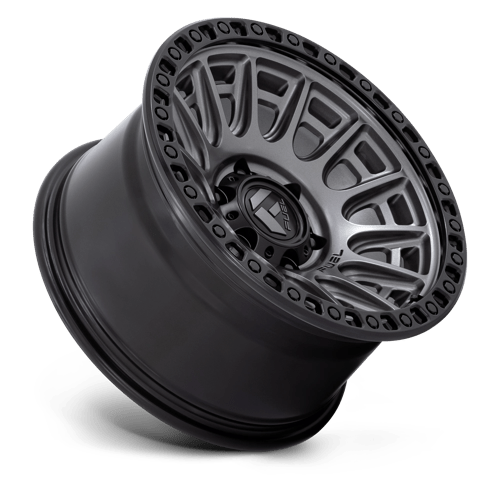 Fuel 1Pc D835 Cycle 17X8.5 +34 Matte Gunmetal W/ Black Ring