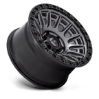 Fuel 1Pc D835 Cycle 20X9 +1 Matte Gunmetal W/ Black Ring
