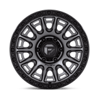 Fuel 1Pc D835 Cycle 20X9 +1 Matte Gunmetal W/ Black Ring