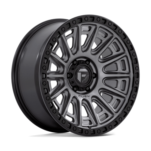 Fuel 1Pc D835 Cycle 20X9 +1 Matte Gunmetal W/ Black Ring