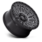 Fuel 1Pc D835 Cycle 20X9 +1 Matte Gunmetal W/ Black Ring