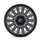 Fuel 1Pc D835 Cycle 20X9 +1 Matte Gunmetal W/ Black Ring