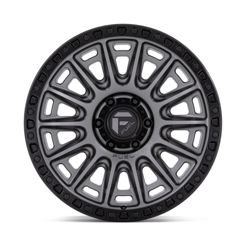 Fuel 1Pc D835 Cycle 20X9 +1 Matte Gunmetal W/ Black Ring
