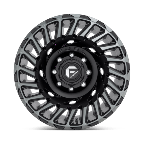 Fuel 1Pc D683 Cyclone 20X10 -18 Matte Mach Double Dark Tint