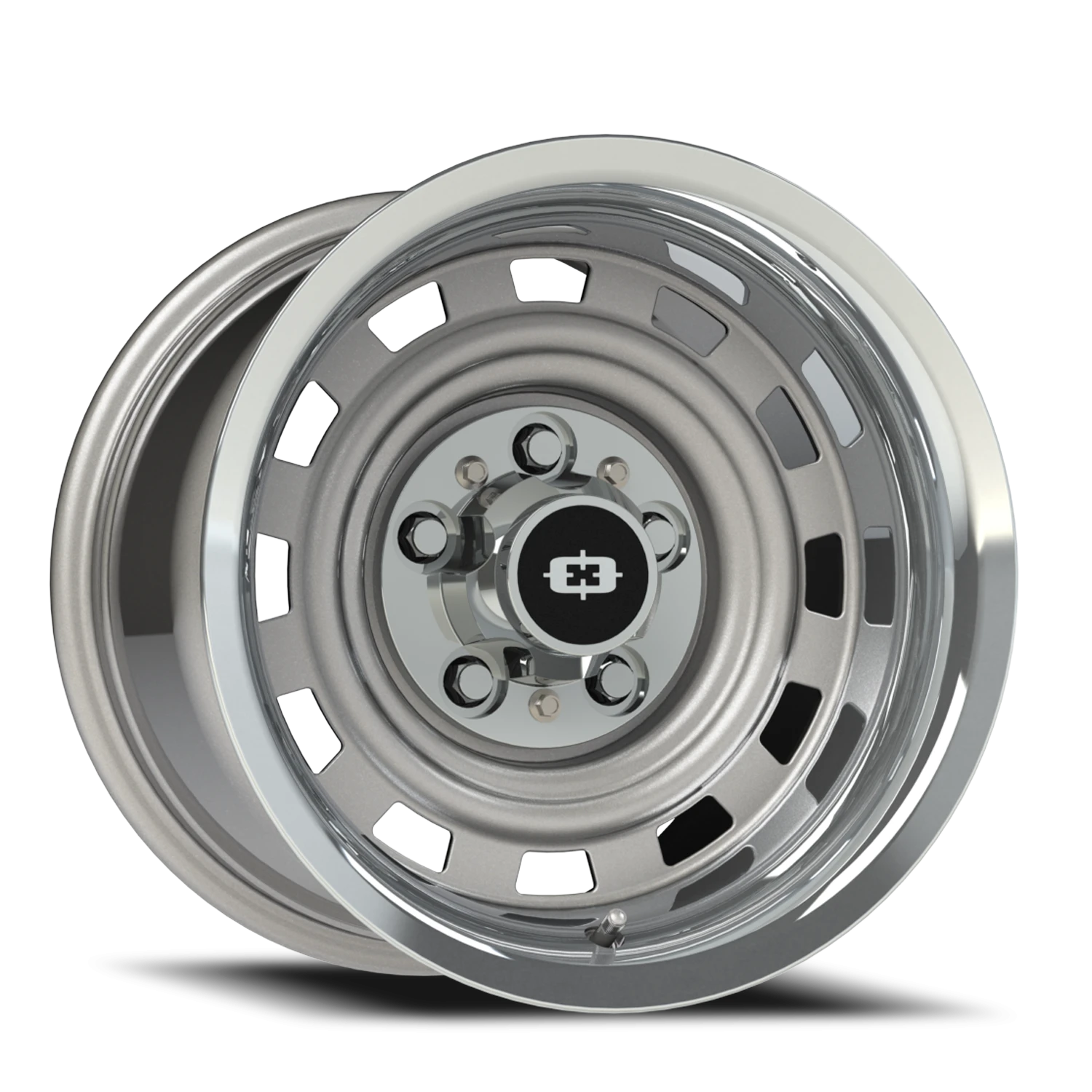 Vision American Muscle 54 22X10 +0 Silver Machined Lip