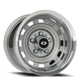 Vision American Muscle 54 15X7 +6 Silver Machined Lip