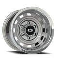 Vision American Muscle 54 17X9 -12 Silver Machined Lip