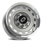Vision American Muscle 54 18X9 -12 Silver Machined Lip