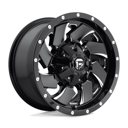Fuel 1Pc D574 Cleaver 17X9 +1 Gloss Black Milled