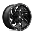 Fuel 1Pc D574 Cleaver 20X9 +1 Gloss Black Milled