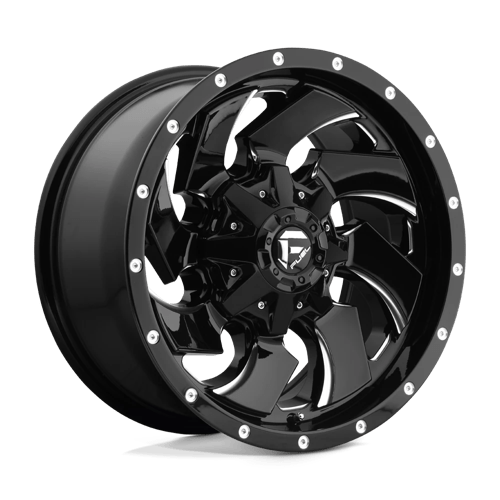 Fuel 1Pc D574 Cleaver 20X9 +1 Gloss Black Milled