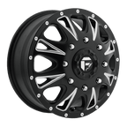 Fuel 1Pc D513 Throttle 17X6.5 +129 Matte Black Milled