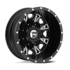 Fuel 1Pc D513 Throttle 17X6.5 -140 Matte Black Milled
