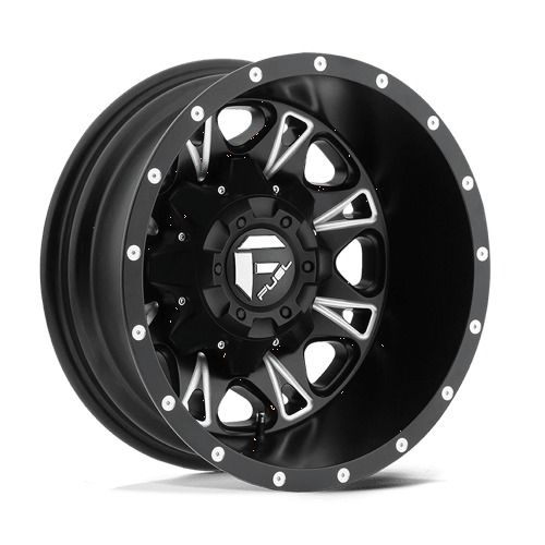 Fuel 1Pc D513 Throttle 17X6.5 -140 Matte Black Milled