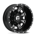 Fuel 1Pc D513 Throttle 17X6.5 -140 Matte Black Milled