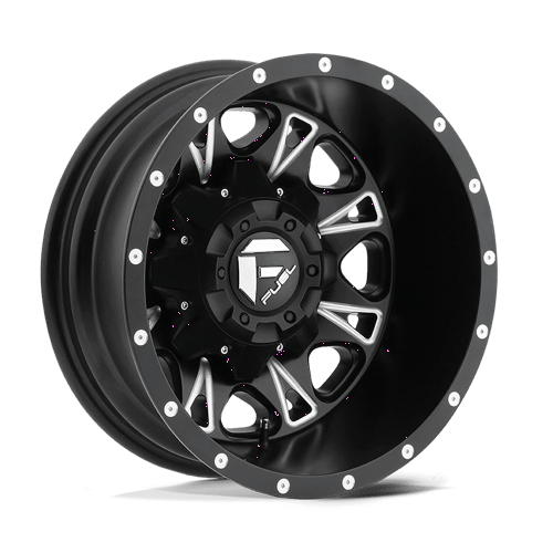Fuel 1Pc D513 Throttle 17X6.5 -140 Matte Black Milled