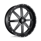 Fuel Utv D538 Maverick Utv 24X7 +13 Matte Black Milled
