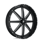 Fuel Utv D538 Maverick Utv 30X6 +1 Matte Black Milled