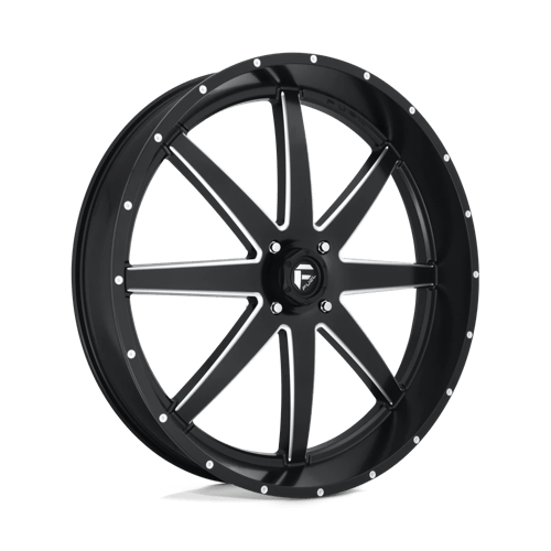 Fuel Utv D538 Maverick Utv 30X6 +1 Matte Black Milled