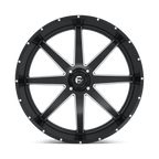 Fuel Utv D538 Maverick Utv 30X6 +1 Matte Black Milled