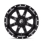 Fuel Utv D538 Maverick Utv 15X10 +0 Matte Black Milled