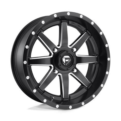 Fuel Utv D538 Maverick Utv 18X7 +13 Matte Black Milled
