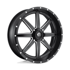 Fuel Utv D538 Maverick Utv 16X7 +13 Matte Black Milled