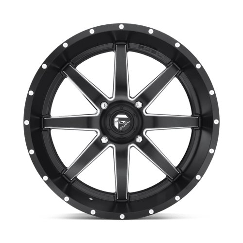 Fuel Utv D538 Maverick Utv 14X7 +38 Matte Black Milled