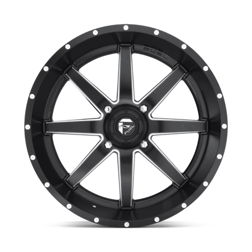 Fuel Utv D538 Maverick Utv 22X7 +13 Matte Black Milled