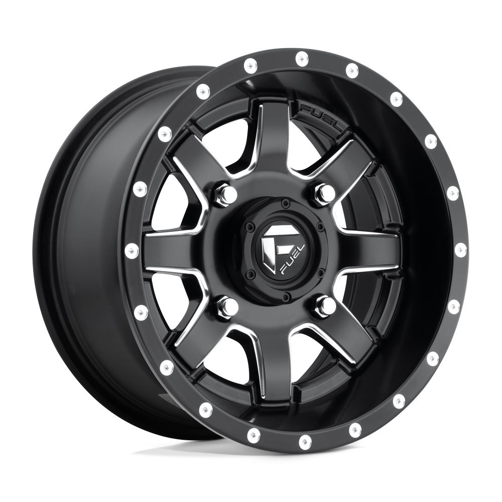 Fuel Utv D538 Maverick Utv 22X7 +13 Matte Black Milled