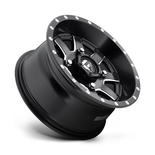Fuel Utv D538 Maverick Utv 16X7 +13 Matte Black Milled